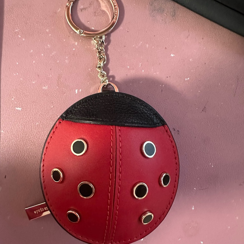 Kate Spade Dottie Ladybug coin holder